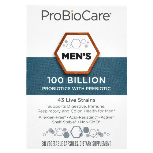 ProBioCare, Ανδρικές Προβιοτικές με Προβιοτικό, 30 Φυτικές Καψούλες