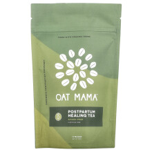 Oat Mama, Postpartum Geneeskrachtige Thee, Gezouten Peer, Koffievrij, 14 Thee zakjes, 32 g