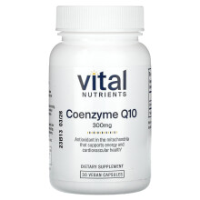 Vital Nutrients, Koenzym Q10, 300 mg, 30 wegetariańskie kapsułki