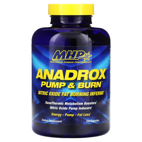 Anadrox Pump & Burn da MHP, 224 Comprimidos