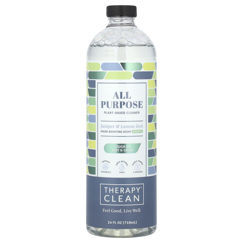 Therapy Clean, Ολικός Καθαριστής, Juniper & Lemon Zest, 24 fl oz (710 ml)