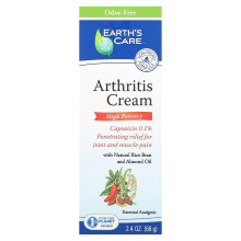 Earth's Care, Artritis Creme, Hoog Potentie, 2,4 oz (68 g)