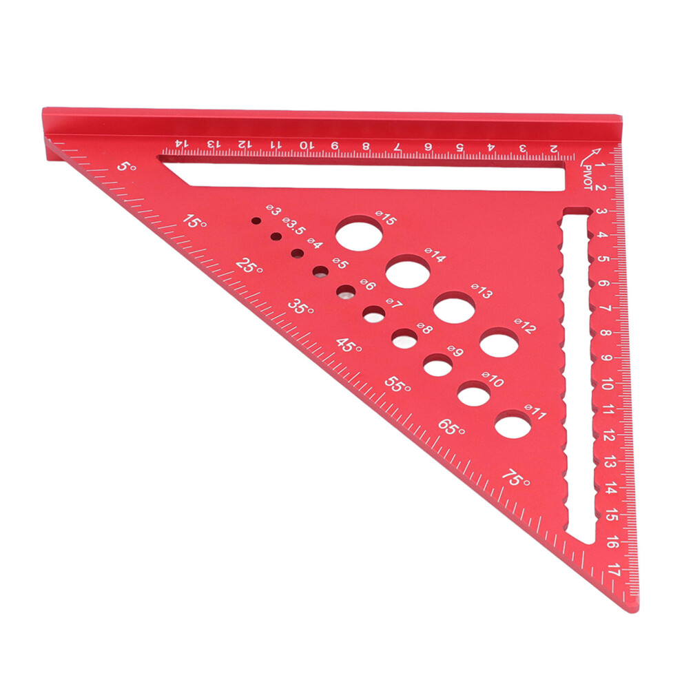 7 Inch Metric Protractor and Ruler Square