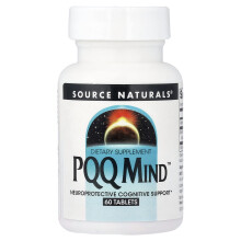 PQQ Mind, 60 Tabletter fra Source Naturals