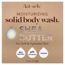 Kitsch, Twaróg Solid Bar Body Wash Almond & Shea, 4 oz (113 g)