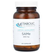 Metabolic Maintenance, SAMe, 200 mg, 60 Kapsler