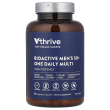 Vthrive, Bioaktywny Mężczyzna 50+ Jednodniowy Multi, 60 Wegetariańskie Kapsułki