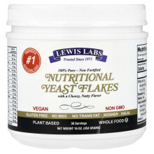 Nutritional Yeast Flakes de Lewis Labs, 16 oz (454 g)