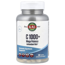 C 1000+ Mega Potency από KAL, 100 Tablets