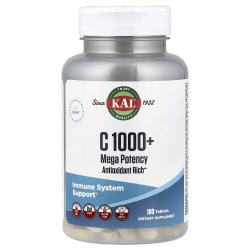 C 1000+ Mega Potency από KAL, 100 Tablets
