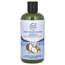 Petal Fresh, Pure, Deep Mokujący Szampon, Olej kokosowy & Olej Arganowy, 16 fl oz (475 ml)