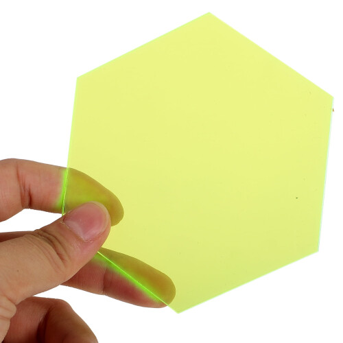 4Pcs Quilting Ruler Multi-use Patchwork Templates Hexagon Cutter Template Acrylic Ruler or Quilting 1