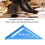 7 Inch Aluminum Triangle Ruler Woodworking Rafter Square Blue 5