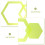 4Pcs Quilting Ruler Multi-use Patchwork Templates Hexagon Cutter Template Acrylic Ruler or Quilting 8