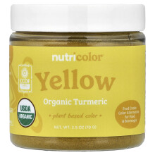 Nutricost, NutraCost, Turmeric Orgânico Nutricolor Amarelo, 2.5 oz (70 g)