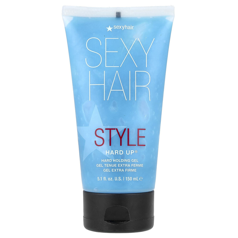 Sexyhair , Hard Up, Hard Holding Gel, 5.1 Fl Oz (150 Ml)
