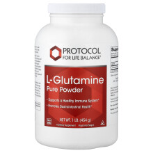Glutamină L Pura Pulbere, 1 lb (454 g)