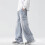 Calça jeans masculina clássica de cinco bolsos em denim elástico, corte regular. 5