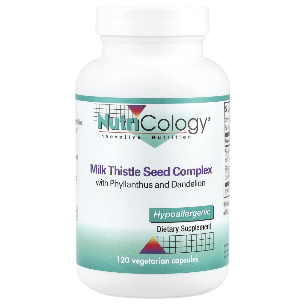 Nutricology , Milk Thistle Seed Complex, 120 Vegetarian Capsules
