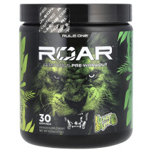 Rule One Proteins, Roar, Félelemnélküli Edzéselőkészítő, Citrom-Limon, 9,52 oz (270 g)