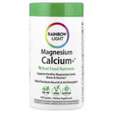 Rainbow Light, Magnesium Calcium+, 180 Caplets