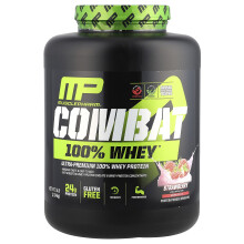 MusclePharm, Combat 100% Wij Protein, Strawberrie, 5 lb (2,27 kg)