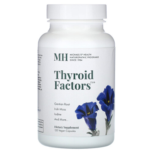 Michael's Health, Φακτορες Θυρεοειδούς, 120 Βιολογικές Φυτοκαπσούλες