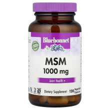 Bluebonnet Nutrition, MSM, 1.000 mg, 120 Vegetarische Capsules