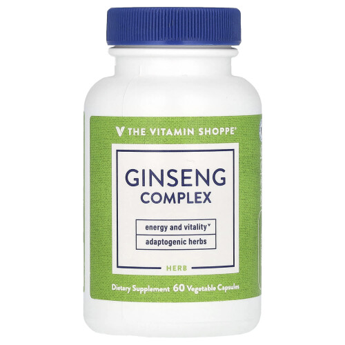 The Vitamin Shoppe, Ginseng Complex, 60 Vegetarische Capsules
