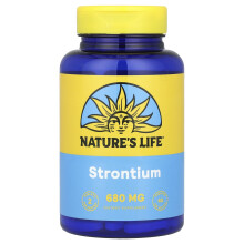 Nature's Life, Strontium, 60 Tabletter (340 mg per Tablet)