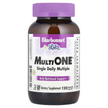 Bluebonnet Nutrition, MultiONE, Single Daily Multiple, 120 Vegetable Capsules