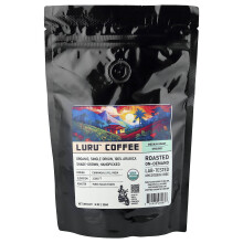 Pure Indian Foods, Luru Café, Molido, Tostado Medio, 8 oz (226 g)
