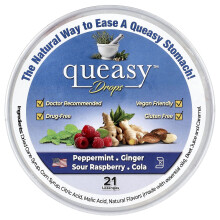 Preggie, Queasy Drops, Assorted, 21 Stykker