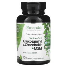 Emerald Laboratories, Glucosamine & Chondroitine + MSM, 120 Capsules