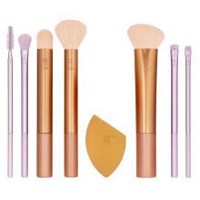 Real Techniques, Level Up Pinsel + Schwamm-Set, 8 Stück-Set