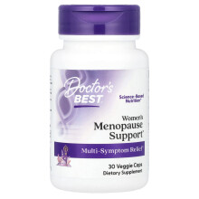 Doctor's Best, Suporte à Menopausa da Mulher, 30 Cápsulas Vegetais