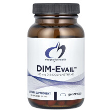 Designs For Health, DIM-Evail, 100 mg, 120 Μυαγρές Ζελατίνη
