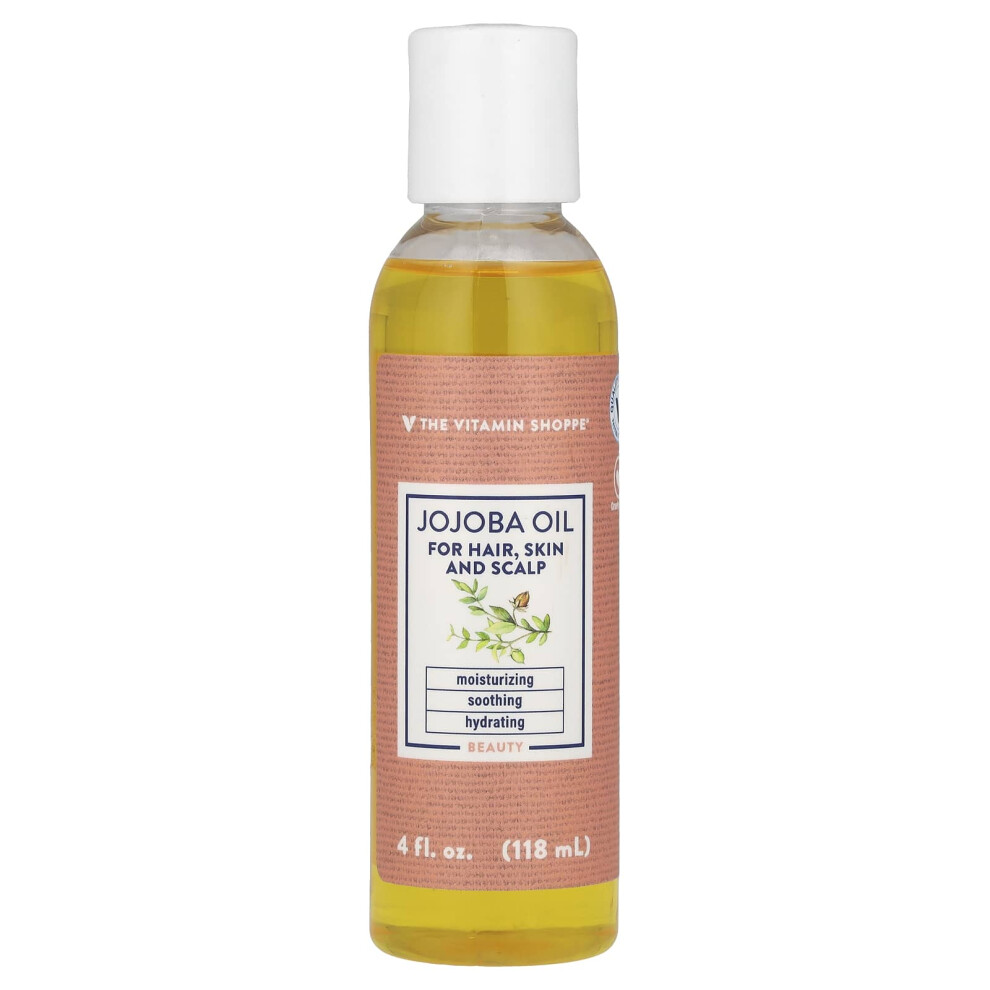 The Vitamin Shoppe , Jojoba Oil 4 Fl Oz (118 Ml)