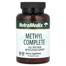 NutraMedix, Methyl Complete, 120 Rostlinných Kapičiek
