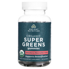 Ancient Nutrition, Organische Super Groenten, Gummies, Vruchtenwatermeloen, 100 Gummies