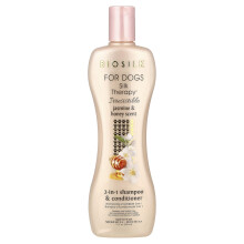 Biosilk, Silk Therapy, 2-In-1 Shampoo & Conditioner, Voor Honden, Jasmin & Honing, 12 fl oz (355 ml)
