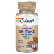 Solaray, Fermentované hriatky, 1,000 mg, 60 VegCaps (500 mg na kapsulu)