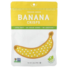 Nature's Turn, Frystorkt Banan-Krisp, 1.2 oz (34 g)