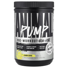 Animal, Állat, Pump Pre-Workout, nem stimuláló, citrom robbanás, 15,59 oz (442 g)