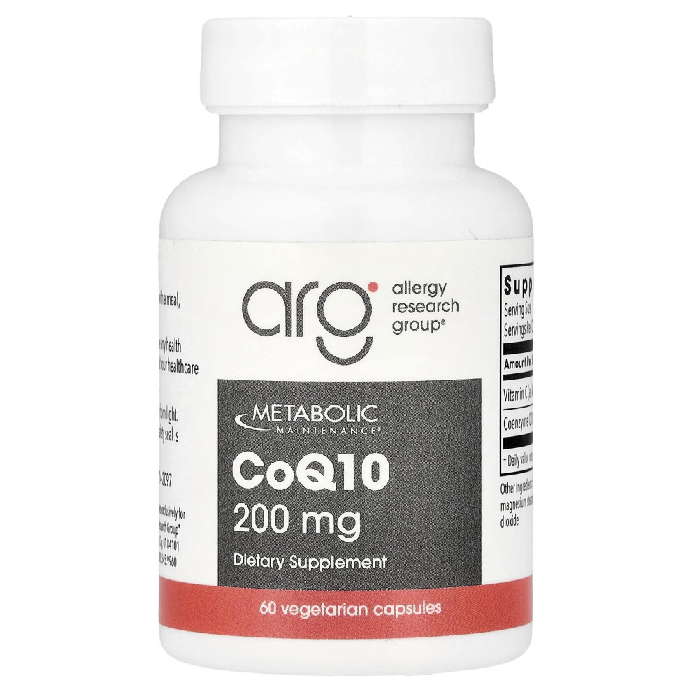 Metabolic Maintenance , Coq10, 200 Mg, 60 Capsules