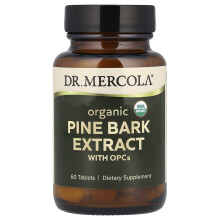 Dr. Mercola, Orgaaninen Pine Bark Ekstrakti OPCs, 60 Tabletti