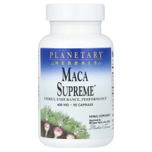 Planetary Herbals, Maca Supreme, 600 mg, 50 Kapsul