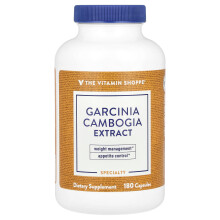 The Vitamin Shoppe, Garcinia Cambogia Extract, 180 Kapslar