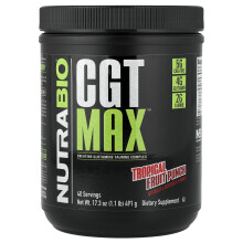 NutraBio, CGT MAX, Tropische Fruit Punch, 1,1 lb (491 g)