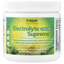 Jigsaw Health, Electrolyte Supreme, Lemon-Lime, 12.5 oz (354 g)